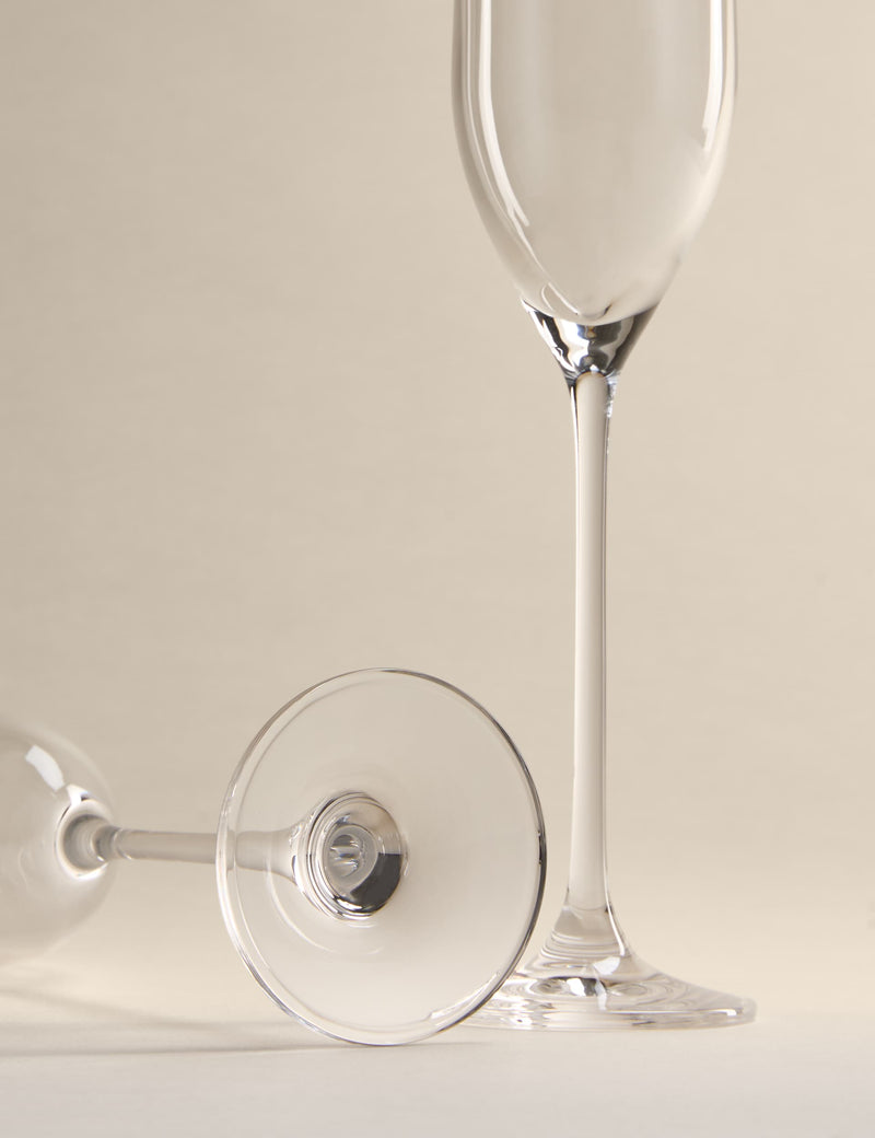 Maxim champagne flutes set of 4 (British brand)