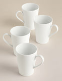 Maxim latte mugs set of 4 porcelain, imported from the UK