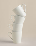 Maxim porcelain mugs set of four with 275ml capacity, UK version
