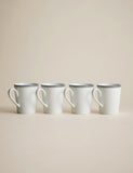 Set of 4 Maxim Rim Mugs