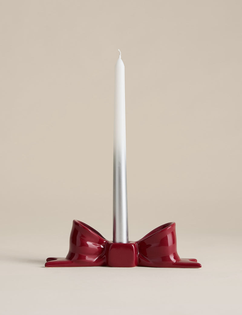 dinner candles metallic ombre set of 4 (British brand)