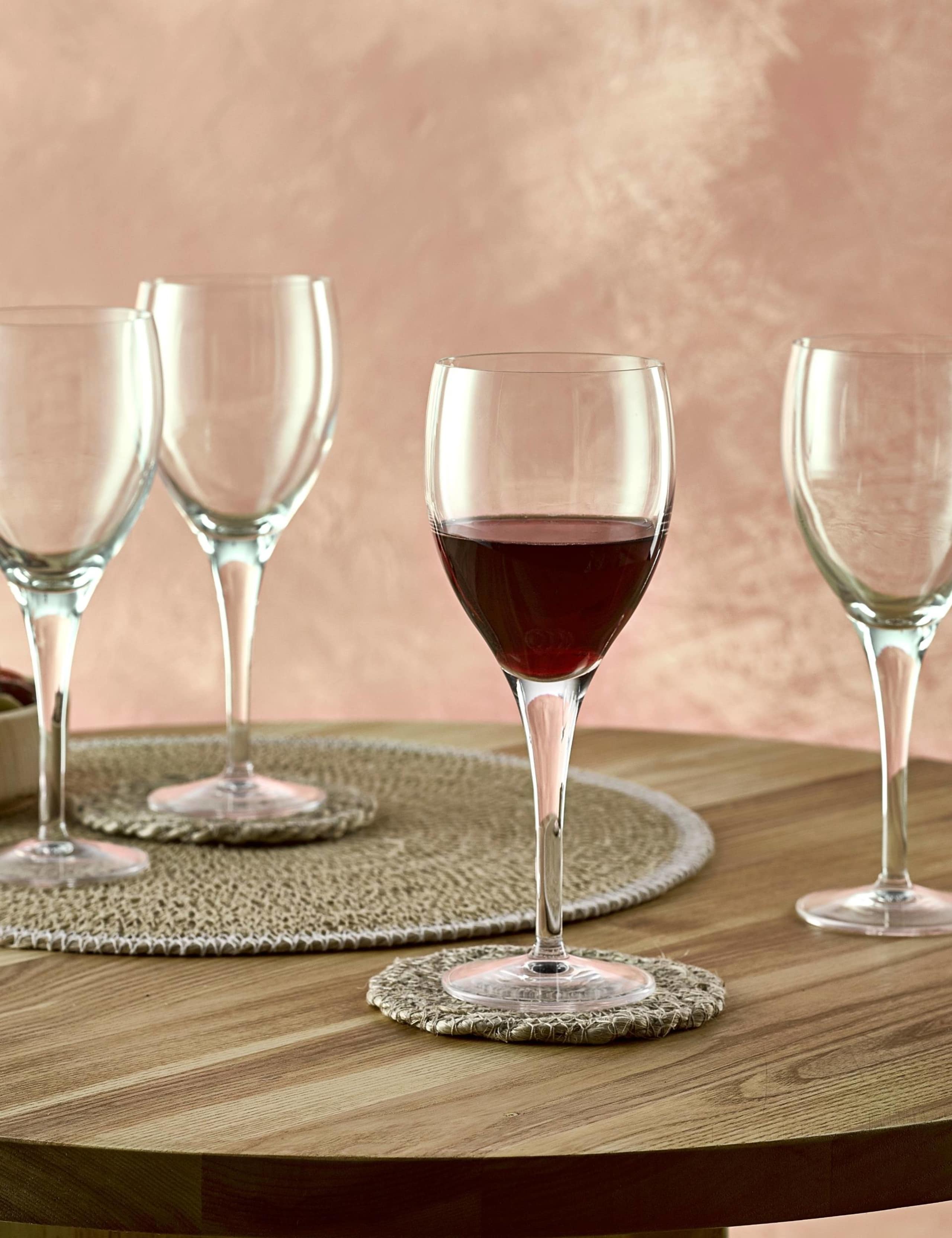 Luigi Bormioli Michelangelo wine glasses set of 4 (British brand)