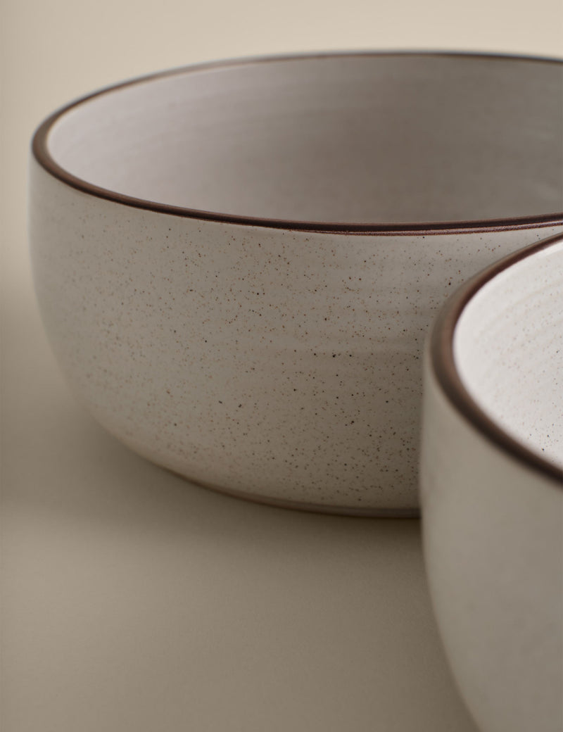 Set of 4 Michigan Rim cereal bowls, imported from the UK