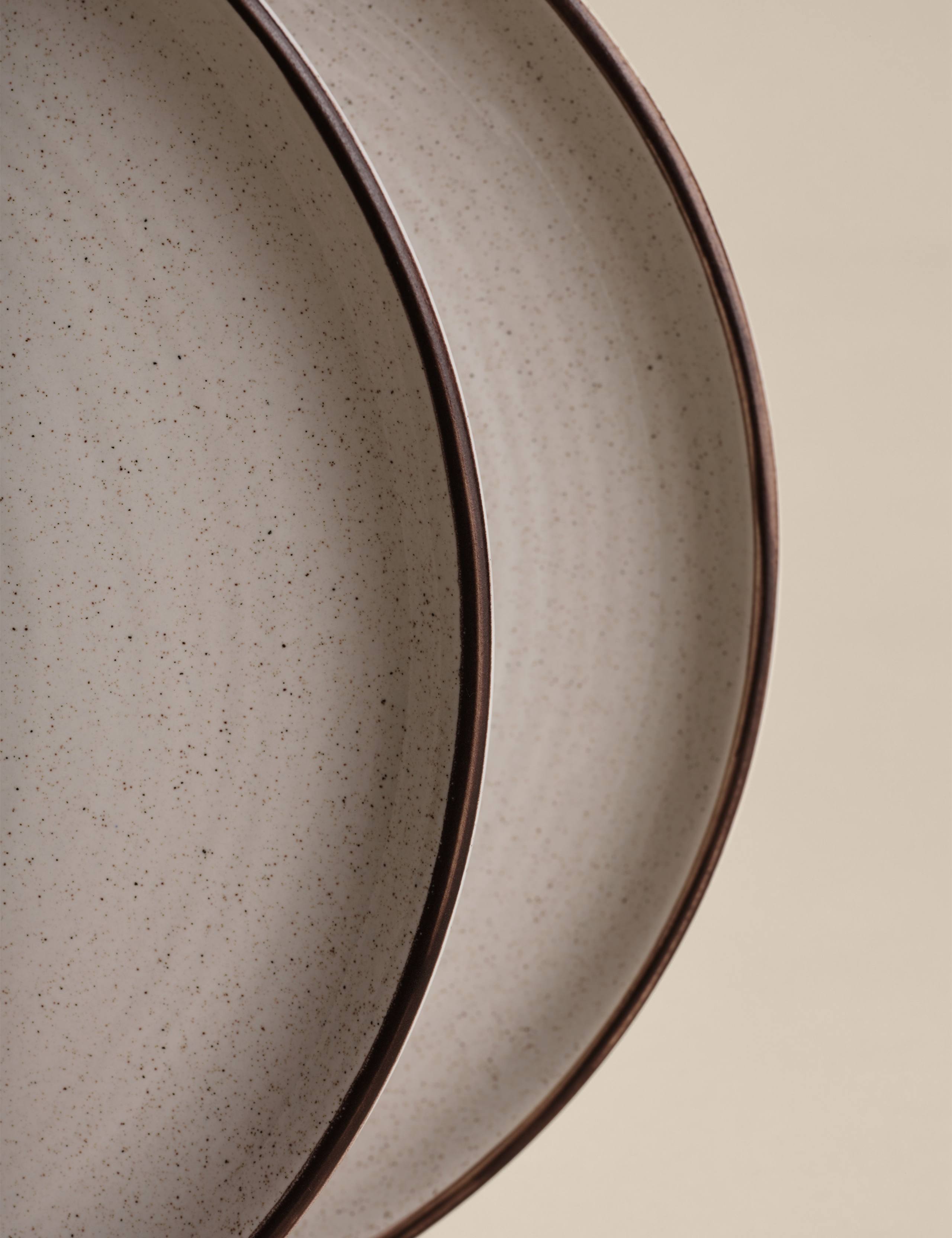 Michigan Rim ceramic side plates set of 4 (British brand)