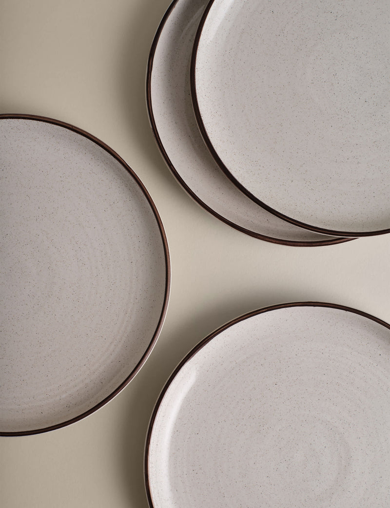 Michigan Rim ceramic side plates set of 4 (British brand)