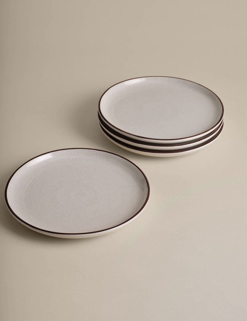 Michigan Rim ceramic side plates set of 4 (British brand)