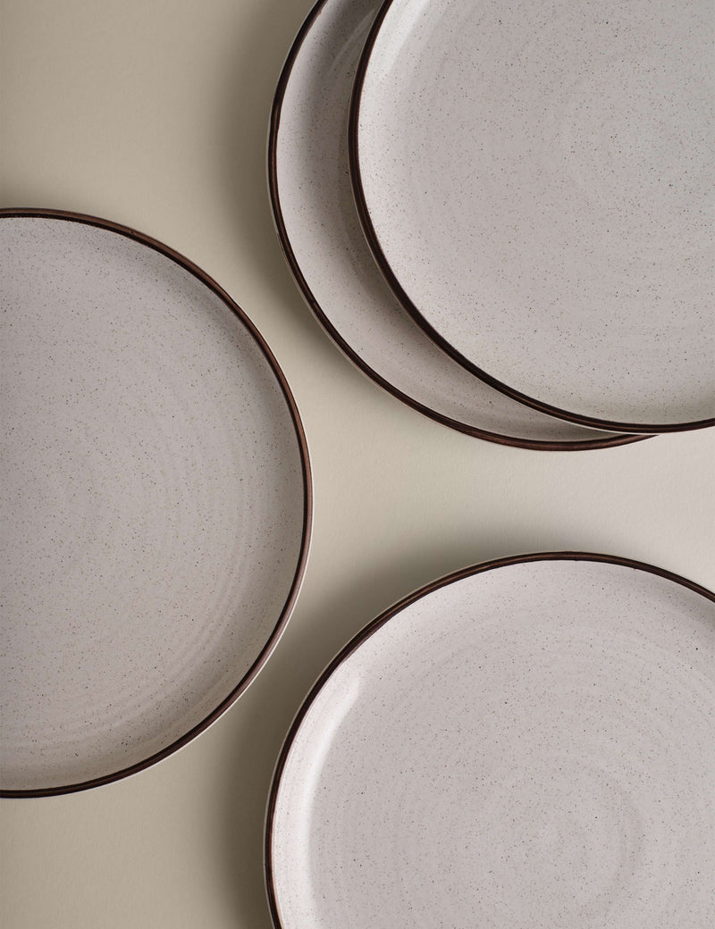 Michigan Rim ceramic side plates set of 4 (British brand)