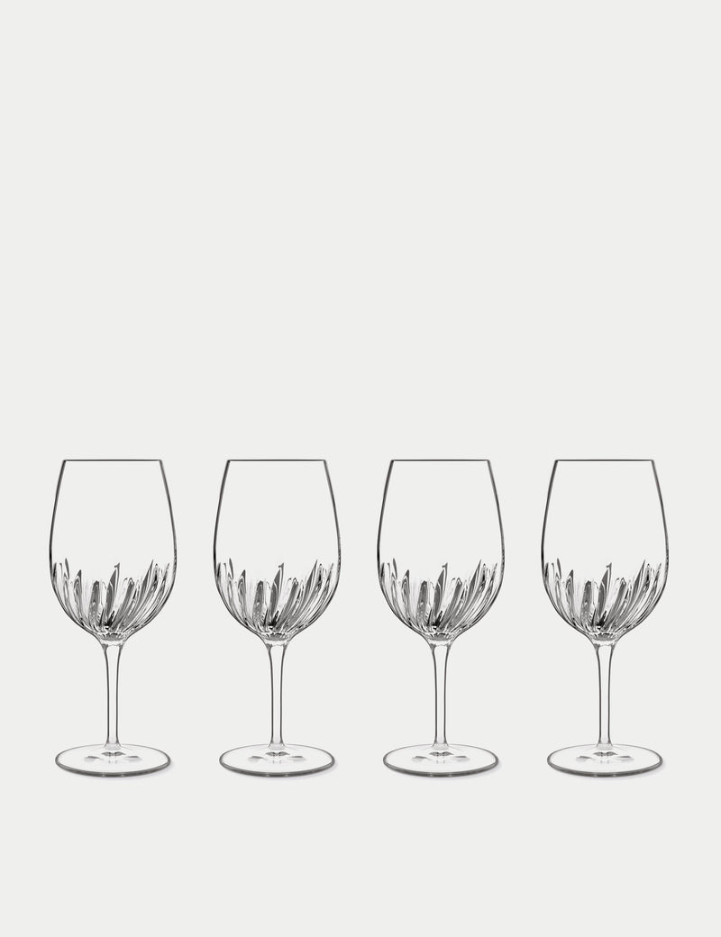 Luigi Bormioli Mixology Textured Wine & Spritz Glasses set of 4 57cl (British brand)