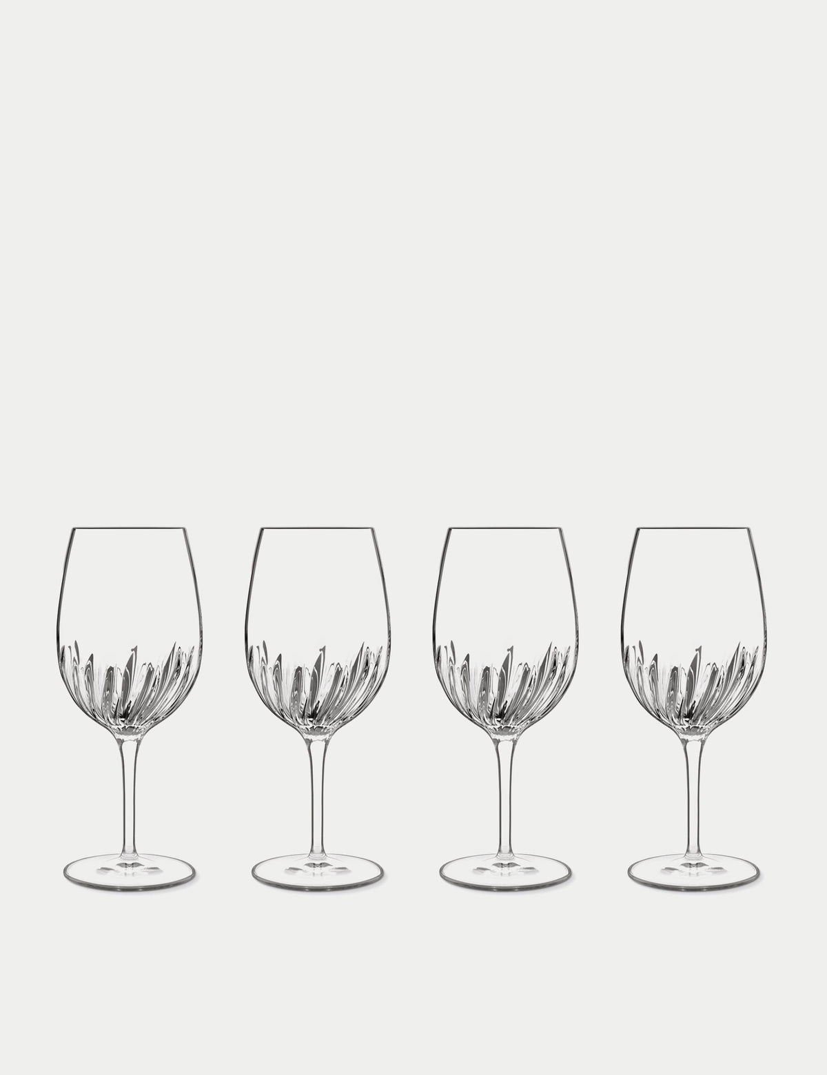 Luigi Bormioli Mixology Textured Wine & Spritz Glasses set of 4 57cl (British brand)
