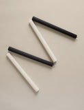 Mono dinner candles set of 4 unscented taper candles - British product