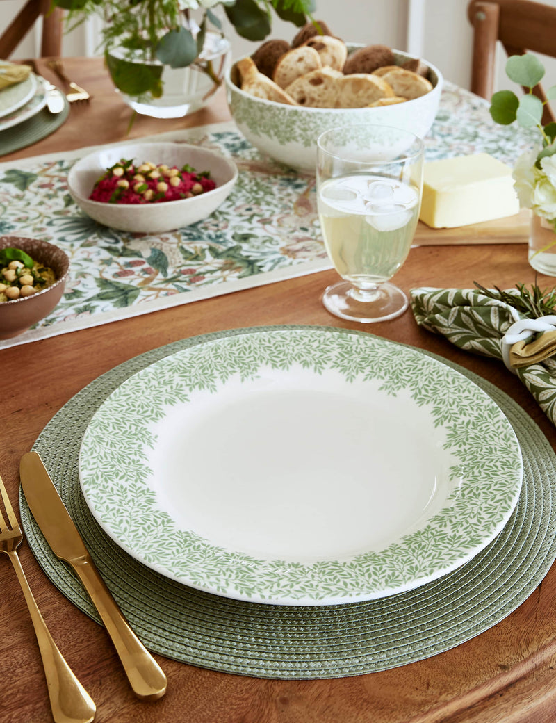 Morris & Co. Standen dinner plates set of 4 (British brand)
