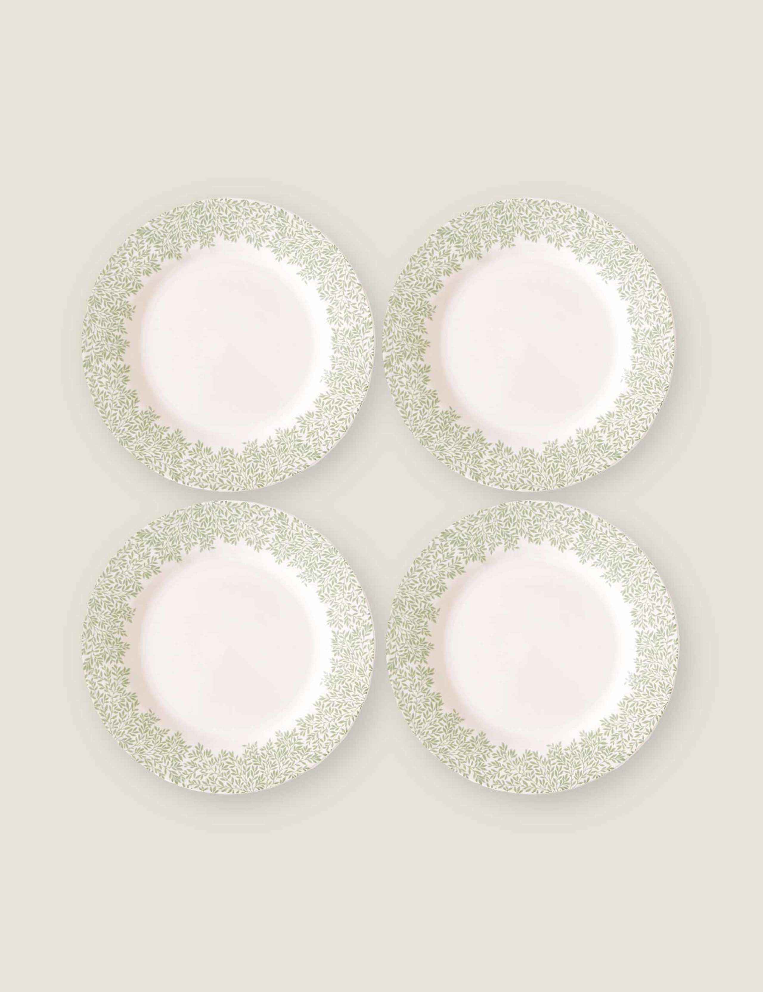 Morris & Co. Standen dinner plates set of 4 (British brand)