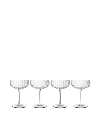 M&S Sett med 4 Optica champagnecouper - Kjøp online hos McGrocer