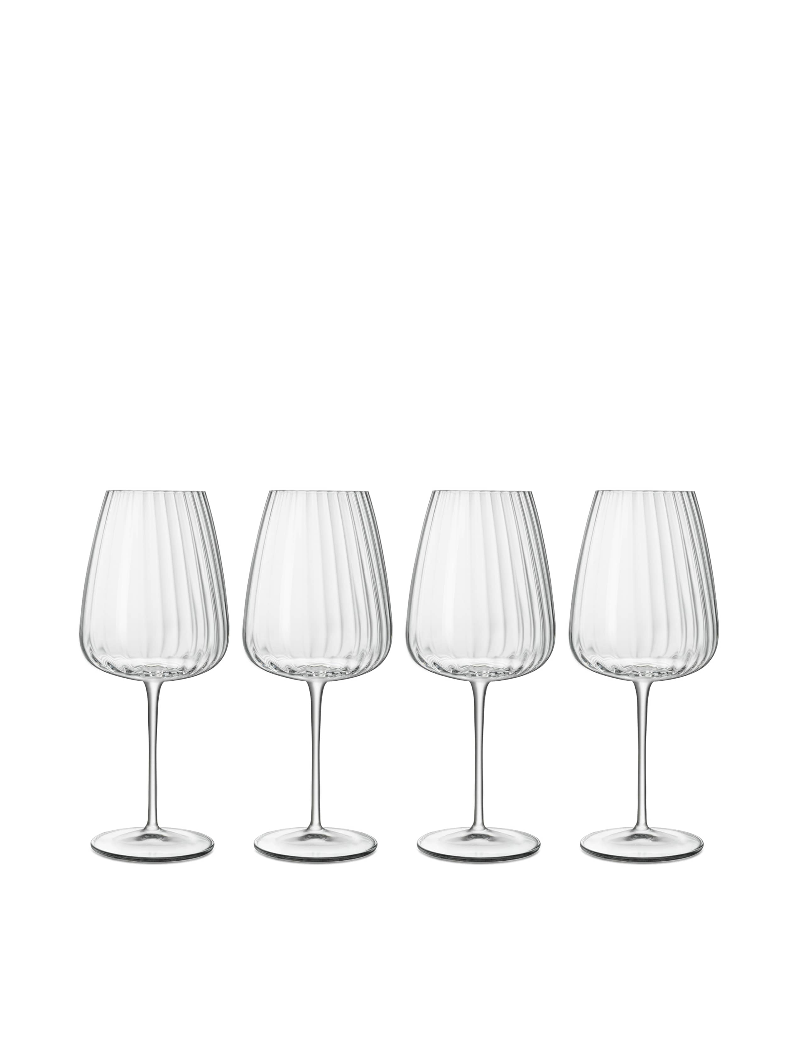 Luigi Bormioli Optica red wine glasses set 70cl (British brand)