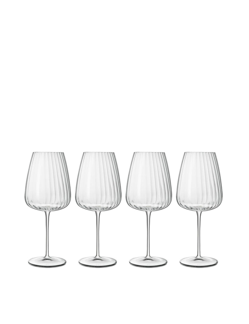Luigi Bormioli Optica red wine glasses set 70cl (British brand)