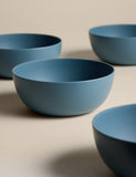 Set of 4 lightweight plastic picnic cereal bowls (British brand)