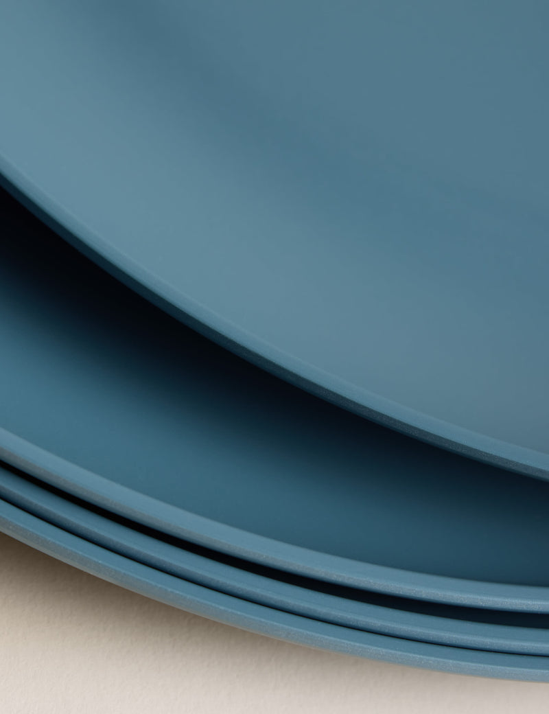 Plastic picnic dinner plates set of 4, imported from the UK
