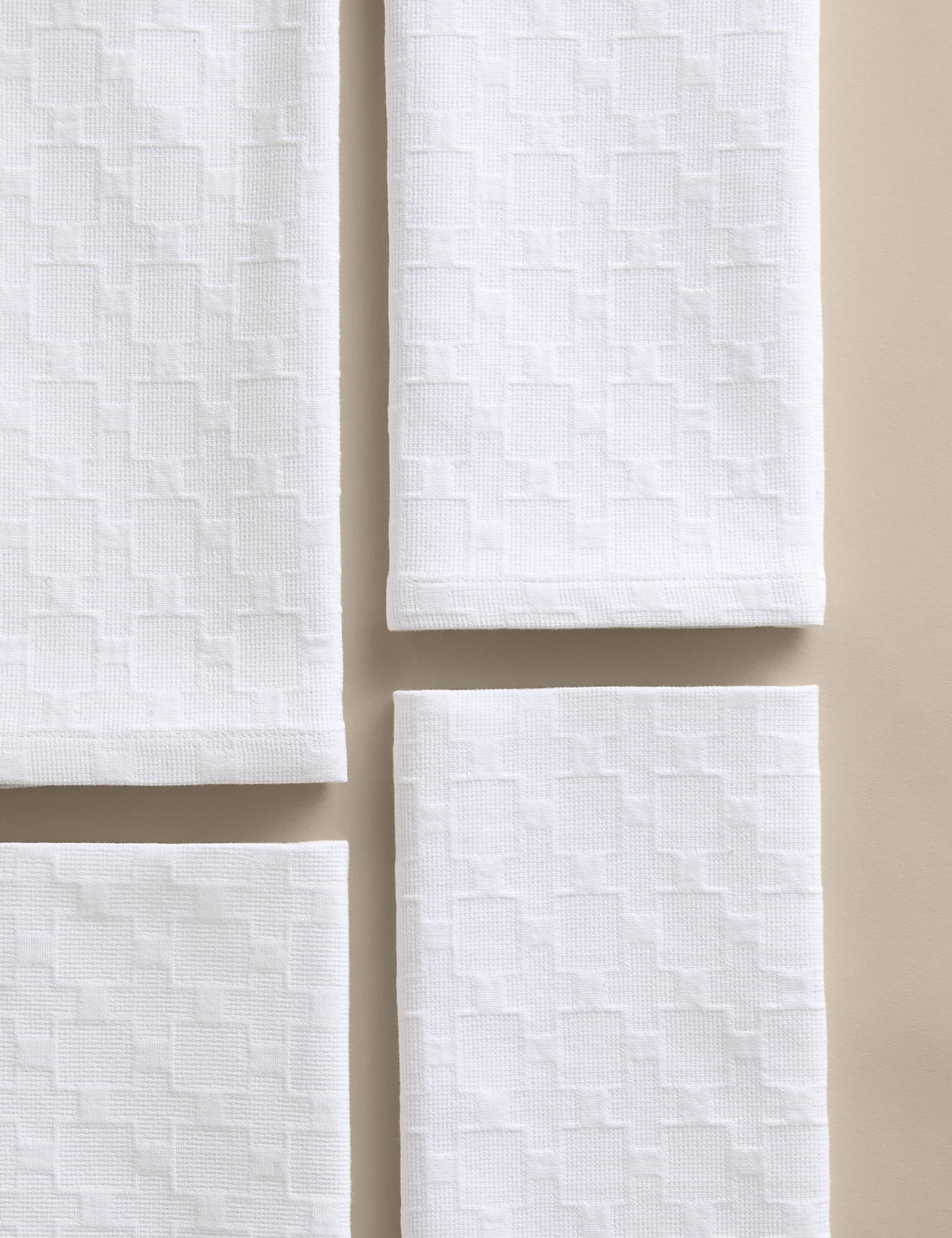 M&S Kelly Hoppen jacquard napkins set of 4 - British product