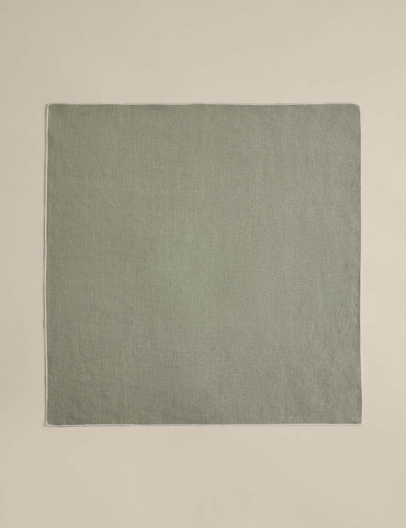 M&S pure linen contrast edge napkins set of 4, UK version