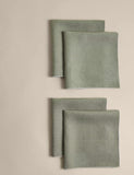 M&S pure linen contrast edge napkins set of 4, UK version