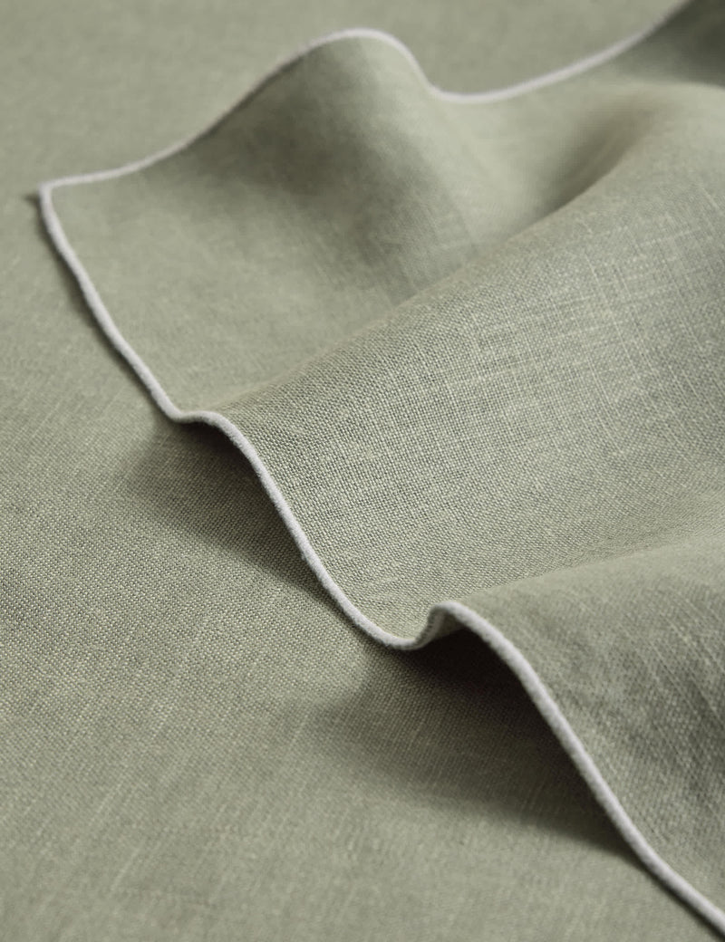 M&S pure linen contrast edge napkins set of 4, UK version