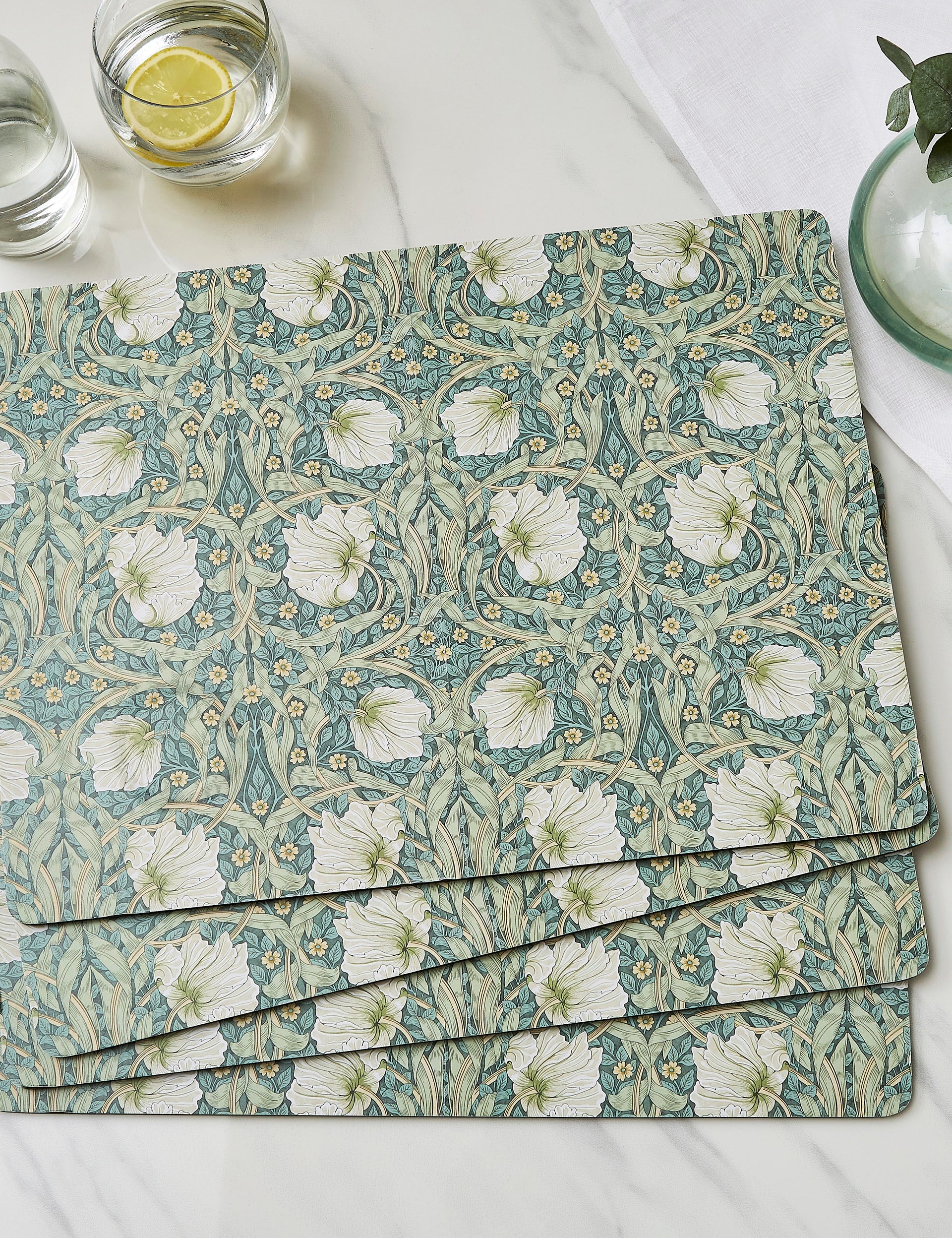Morris & Co Pimpernel rectangular placemats set of 4 (British brand)