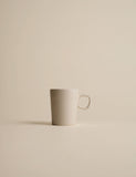 Set of four ribbed ceramic cappuccino cups (British brand)