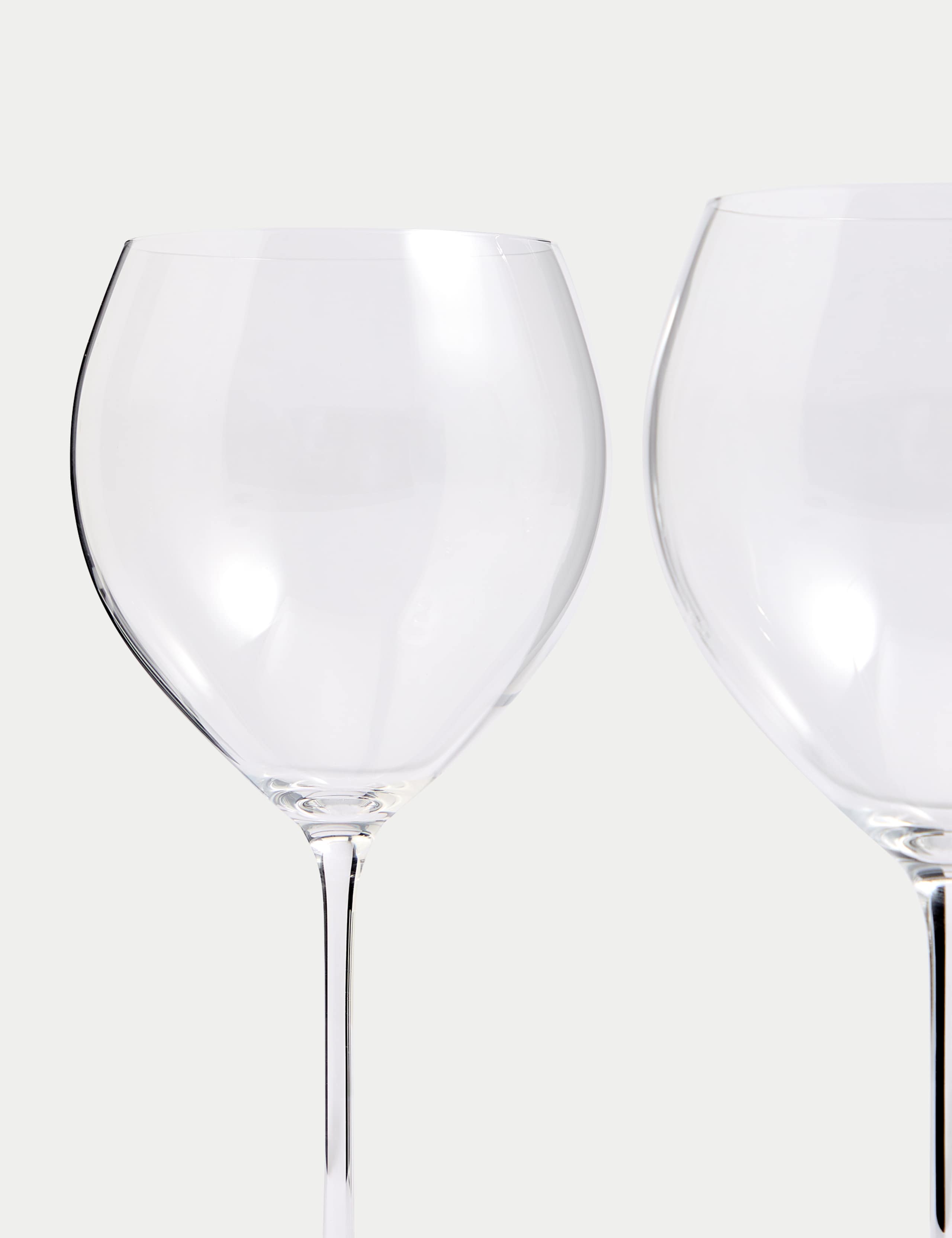 Rich white wine glasses set of 4 crystal (British brand)