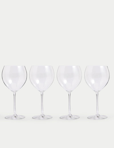 M&S The Sommelier's Edit Set of 4 Rich White Wine Glasses- Buy online at McGrocer