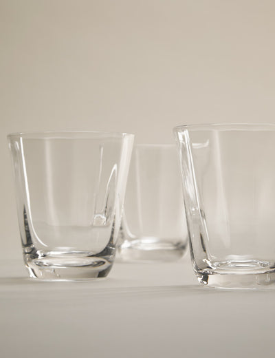 M&S Set of 4 Soda Optic Glass Tumblers- Buy online at McGrocer