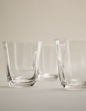 Clear soda optic tumblers set of 4, imported from the UK