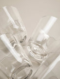 Clear soda optic tumblers set of 4, imported from the UK