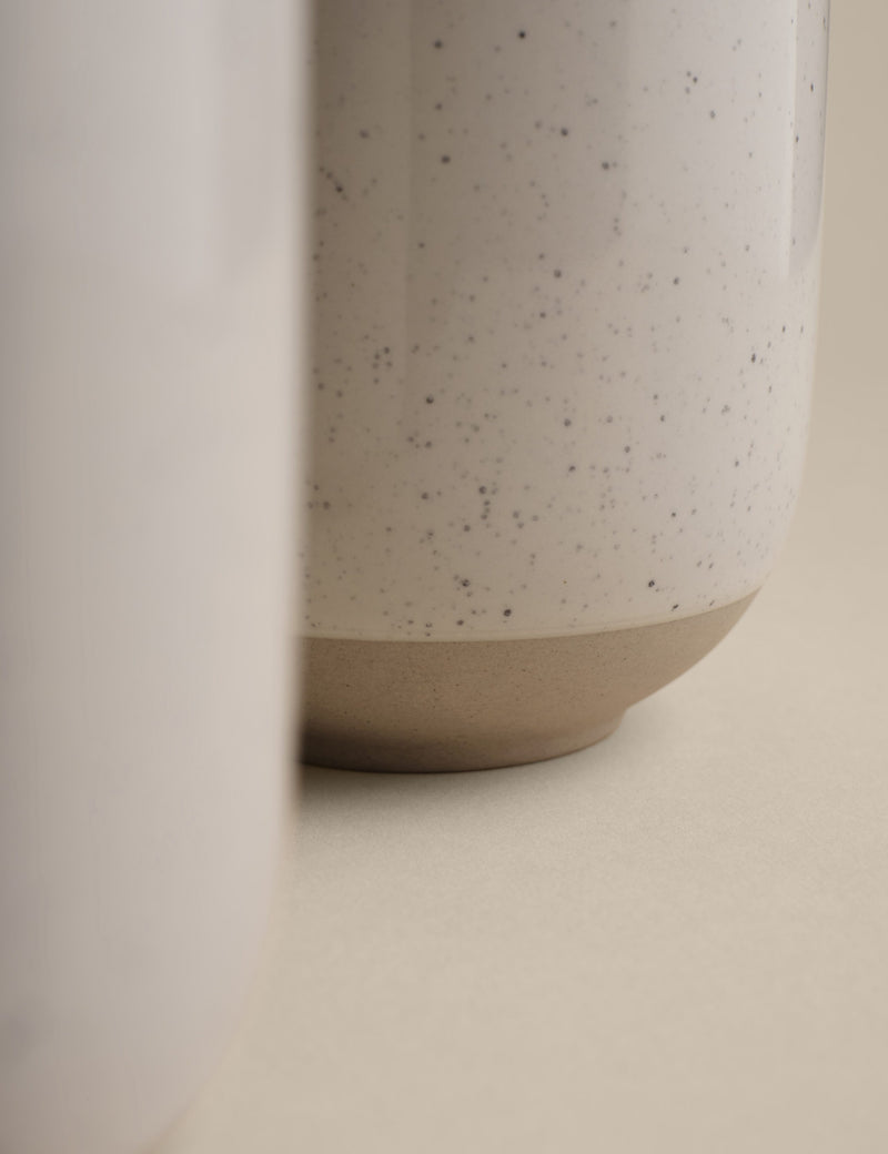 Speckle ceramic latte mugs set of four (British brand)