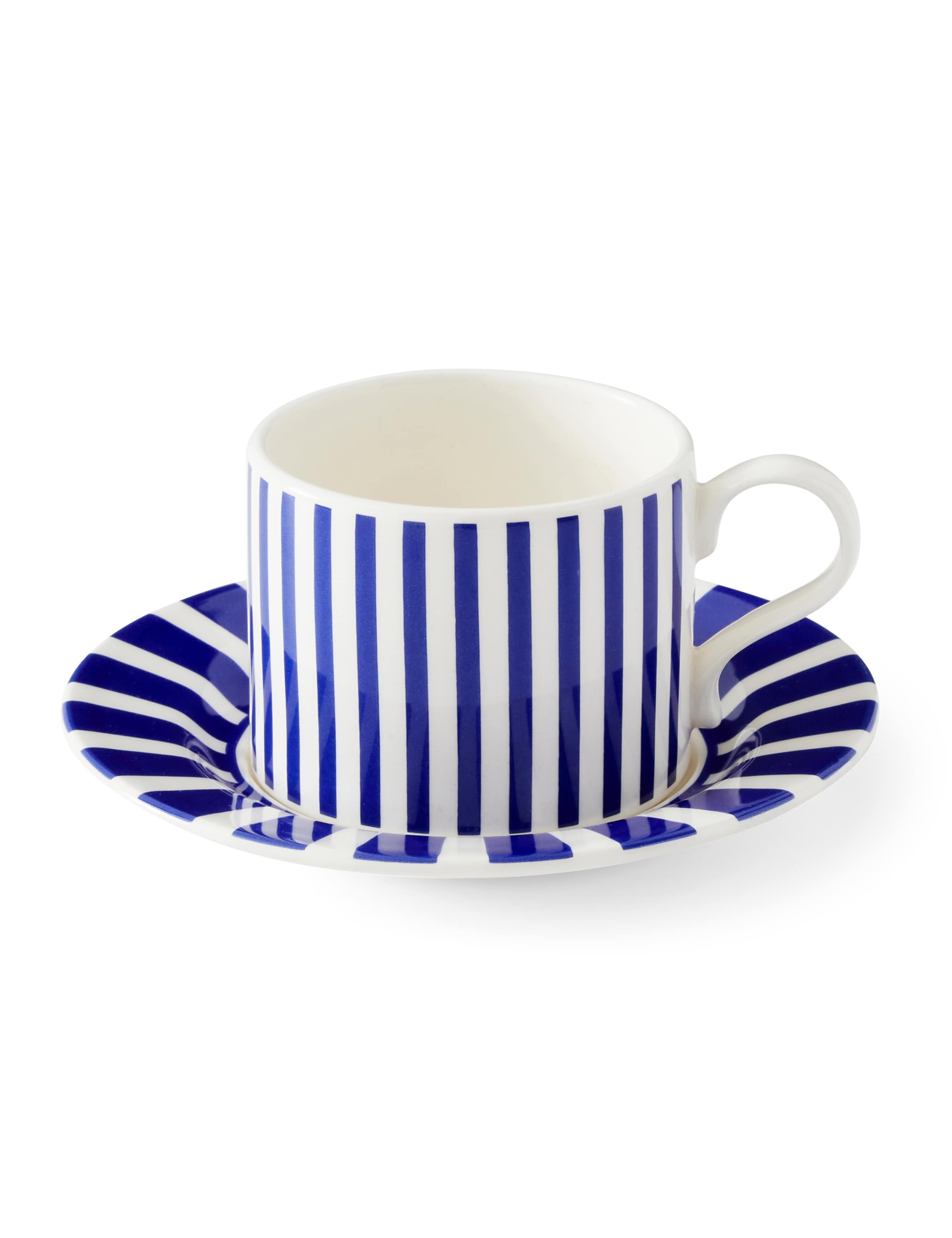 Spode Steccato striped cups and saucers set of 4, UK version