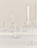 Straight sided champagne flutes set of 4 - British product