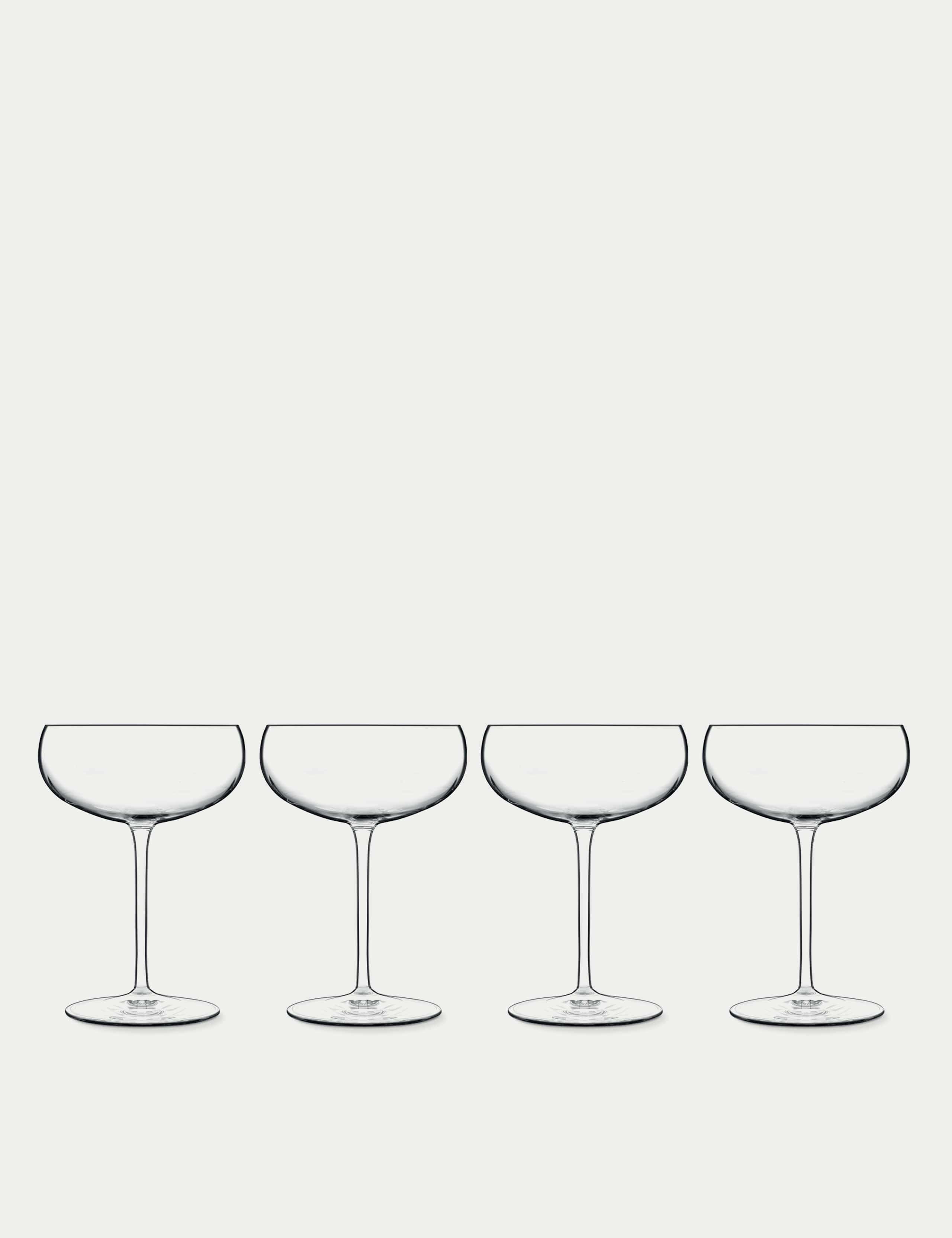 Luigi Bormioli Talismano martini glasses set of 4 30cl (British brand)