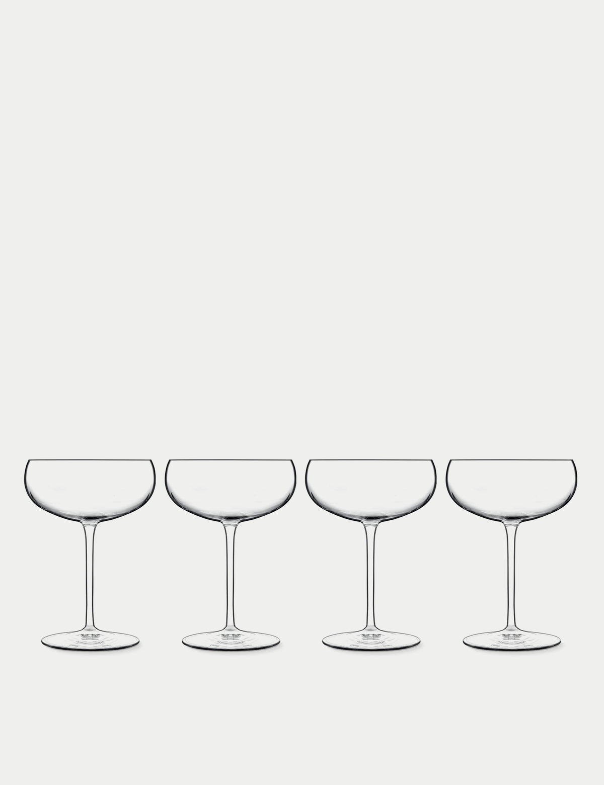 Luigi Bormioli Talismano martini glasses set of 4 30cl (British brand)