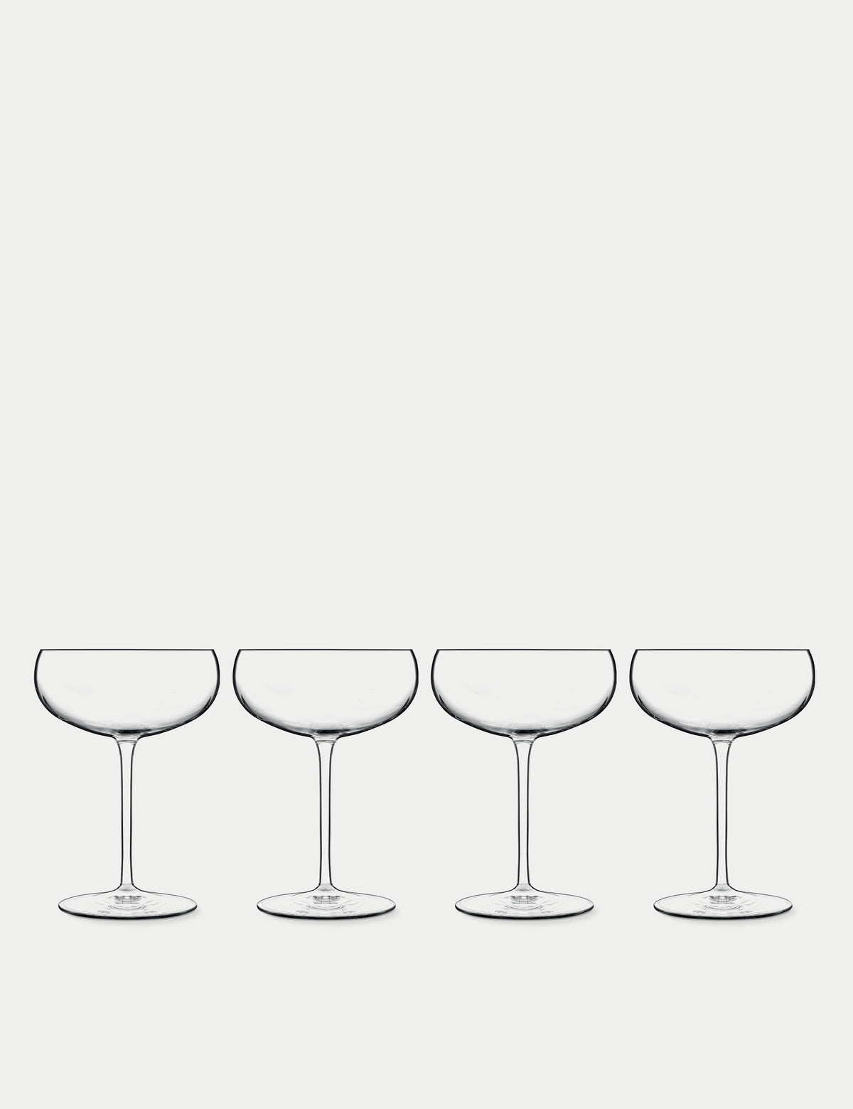 Luigi Bormioli Talismano martini glasses set of 4 30cl (British brand)