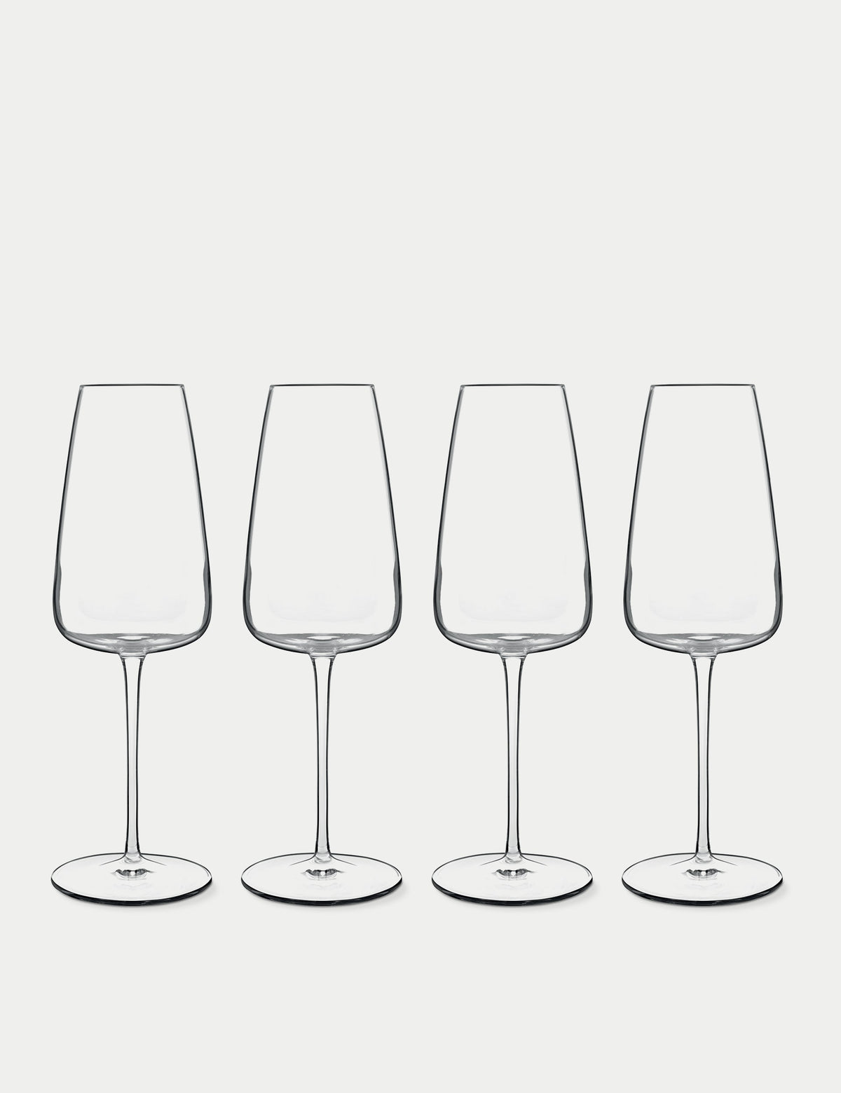 Luigi Bormioli Talismano prosecco glasses set of four 40cl (British brand)