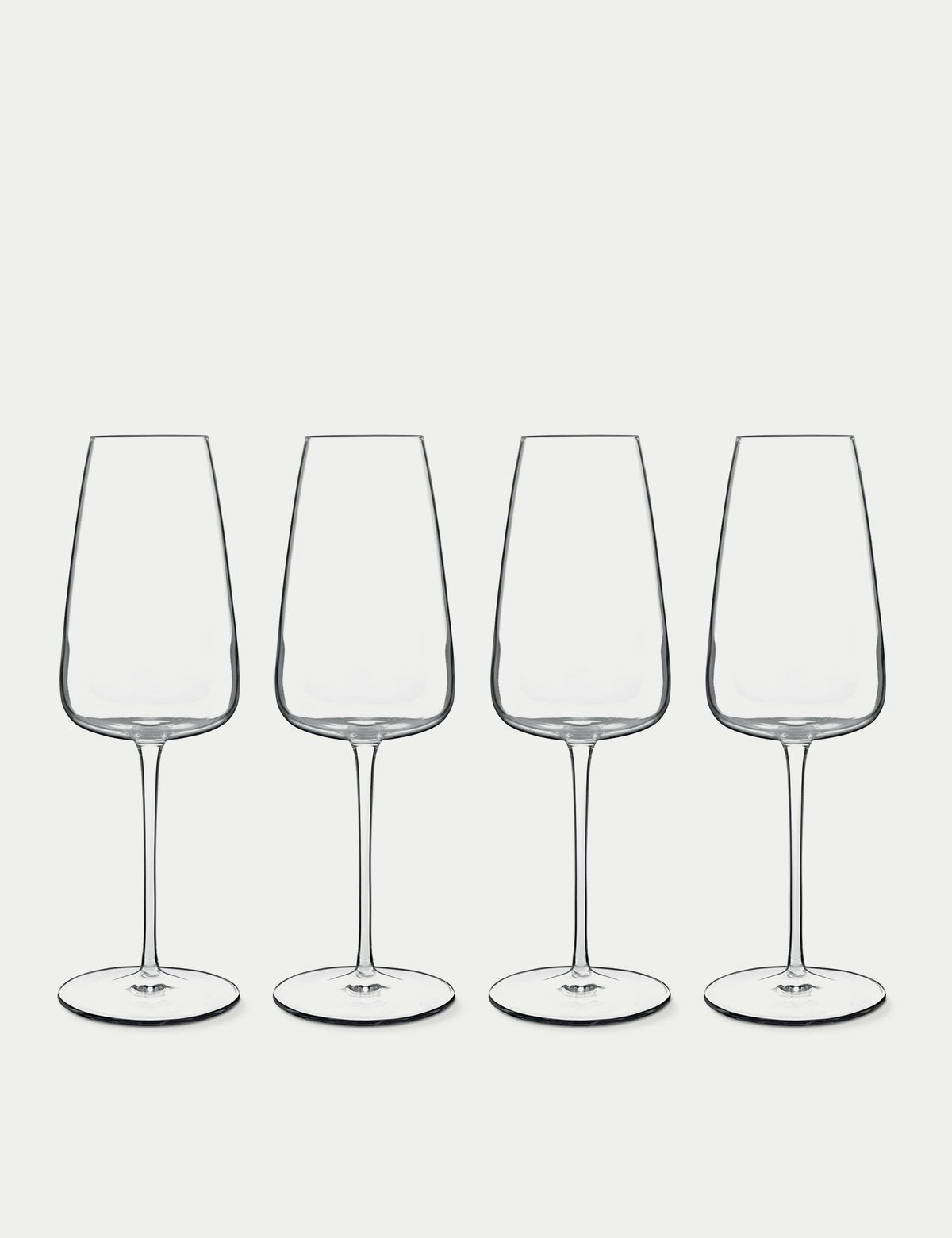 Luigi Bormioli Talismano prosecco glasses set of four 40cl (British brand)