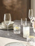 M&S textured champagne flutes set of 4 (British brand)
