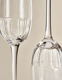 M&S textured champagne flutes set of 4 (British brand)