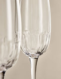M&S textured champagne flutes set of 4 (British brand)