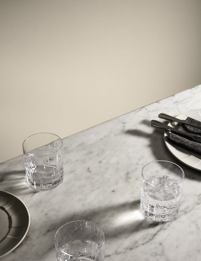 M&S X Kelly Hoppen textured tumblers set of 4 (British brand)