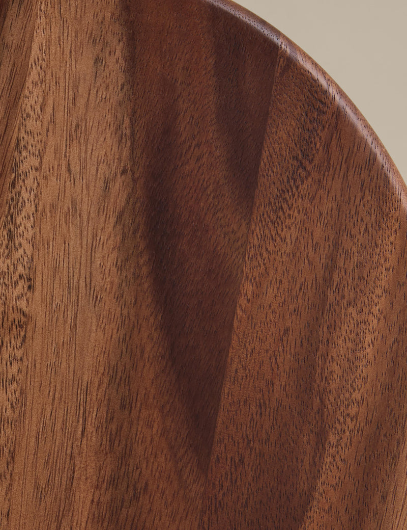 Acacia wood round placemats set of 4, imported from the UK
