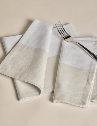 Serviettes de table en tissu tissé M&S X Kelly Hoppen, lot de 4