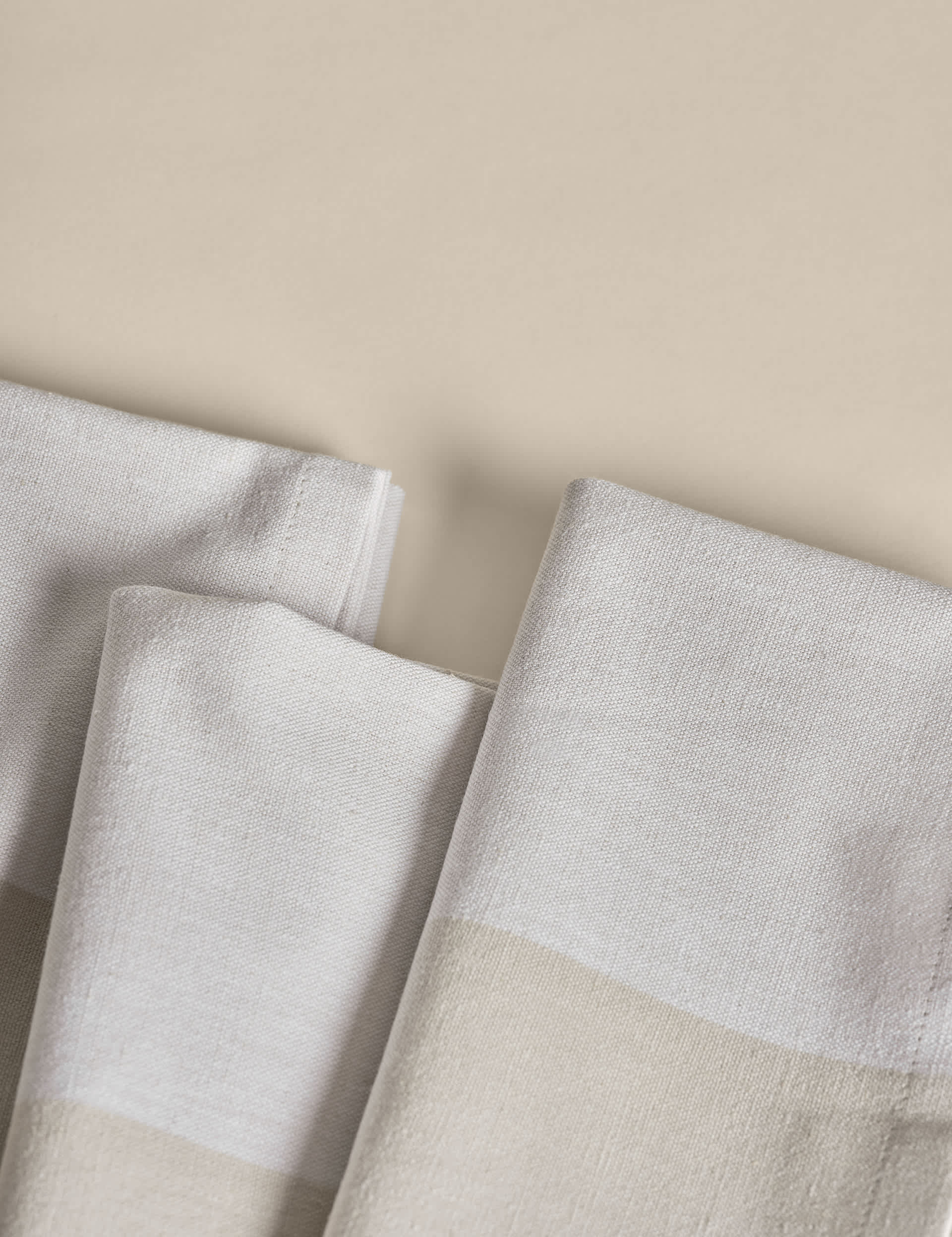 M&S X Kelly Hoppen woven banded napkins set of 4 (British brand)