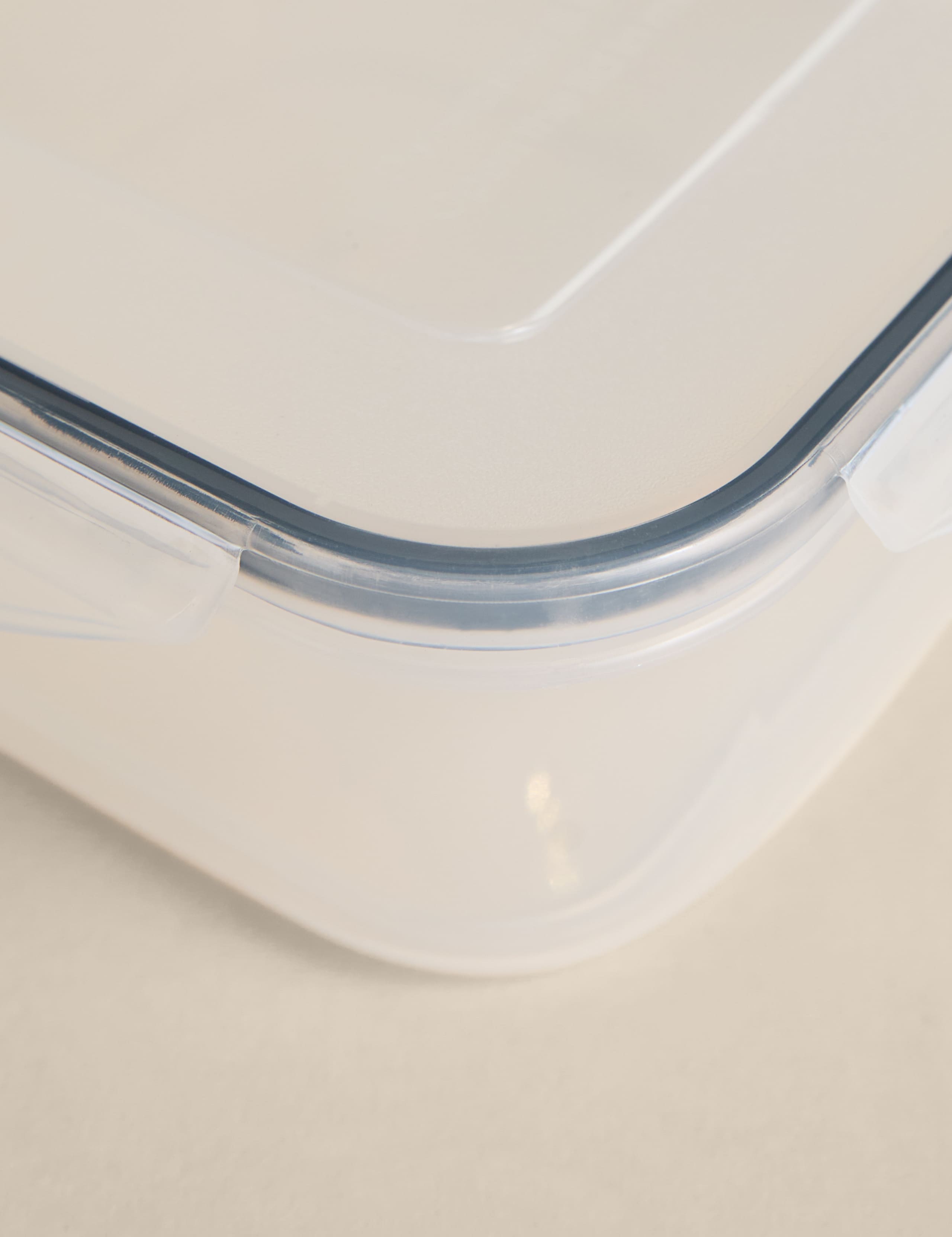 Set of 5 1.2L clip top storage boxes (British brand)
