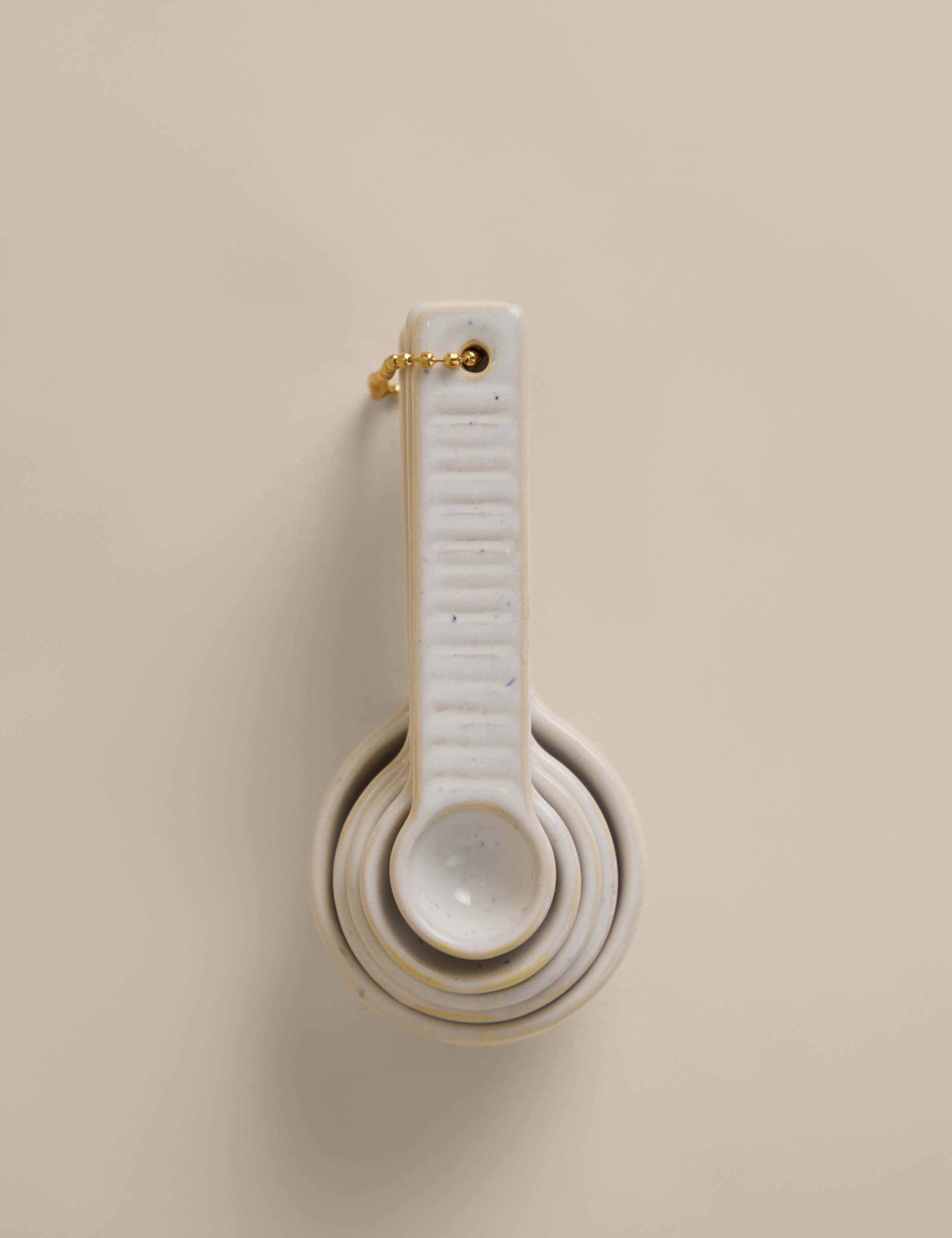 Ceramic measuring spoons set of 5, UK version