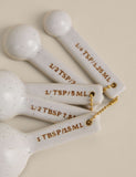 Ceramic measuring spoons set of 5, UK version